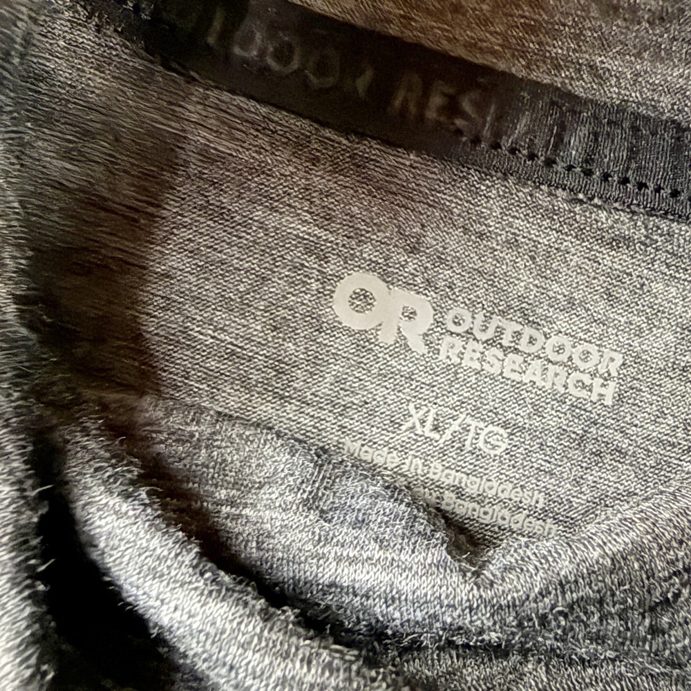 Outdoor Research Alpine Onset Merino 150 Hoodie Size XL Womens Charcoal Gray NEW - Picture 4 of 9